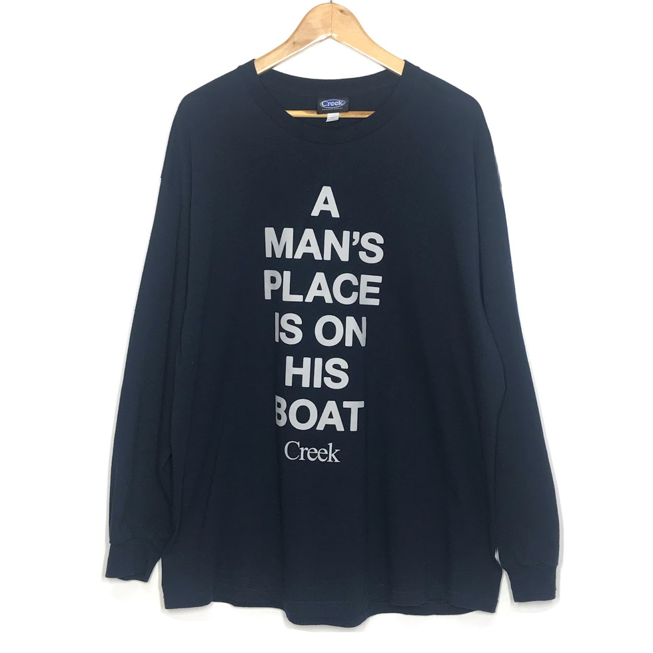 Creek Angler's Device | クリークアングラーズデバイス ON THE LAKE 長袖Ｔシャツ ネイビー サイズ：XL【倉吉店】