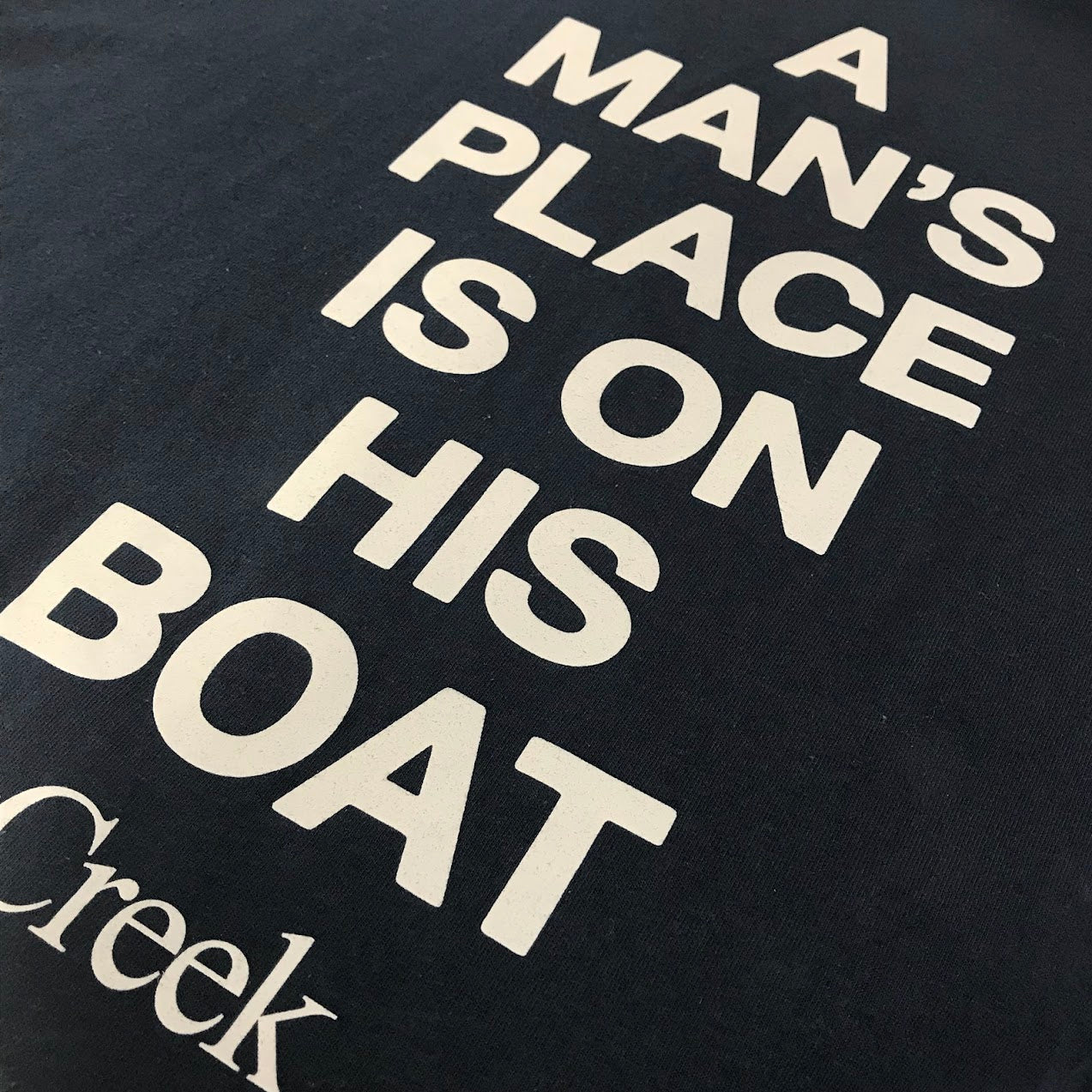 Creek Angler's Device | クリークアングラーズデバイス ON THE LAKE 長袖Ｔシャツ ネイビー サイズ：XL【倉吉店】