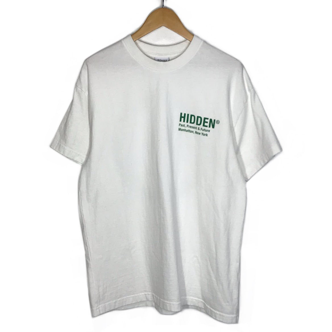 HIDDENNEW YORK｜ヒドゥン ニューヨーク　ロゴグラフィック 半袖Ｔシャツ ホワイト サイズ：M【倉吉店】