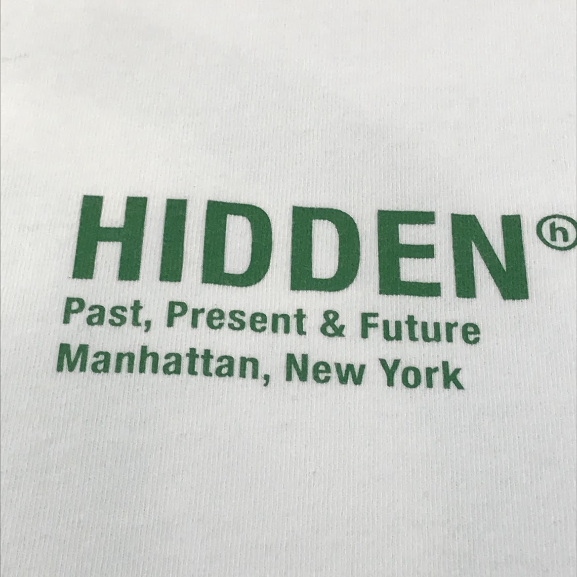 HIDDENNEW YORK｜ヒドゥン ニューヨーク　ロゴグラフィック 半袖Ｔシャツ ホワイト サイズ：M【倉吉店】