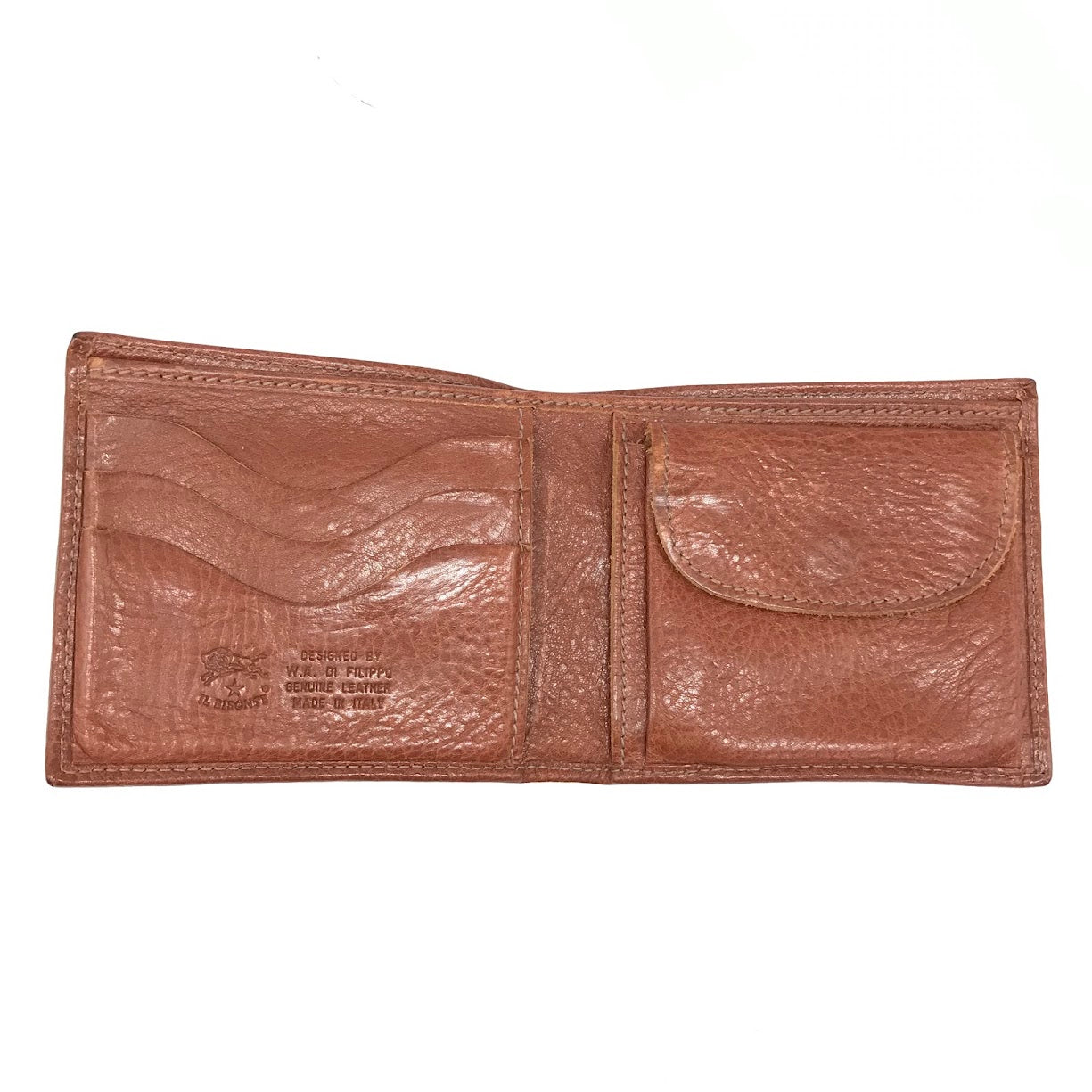 IL BISONTE | イルビゾンテ 二つ折り財布 C0487 ブラウン【倉吉店】【代金引換不可・日時指定不可】【ポスト投函】