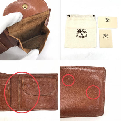IL BISONTE | イルビゾンテ 二つ折り財布 C0487 ブラウン【倉吉店】【代金引換不可・日時指定不可】【ポスト投函】