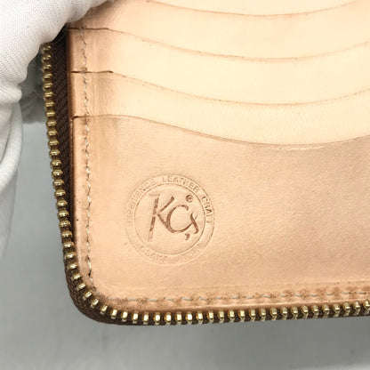 KC's | ケーシーズ ビルフォールドラウンドジップ 長財布 KMB023 ブラック【倉吉店】【代金引換不可・日時指定不可】【ポスト投函】