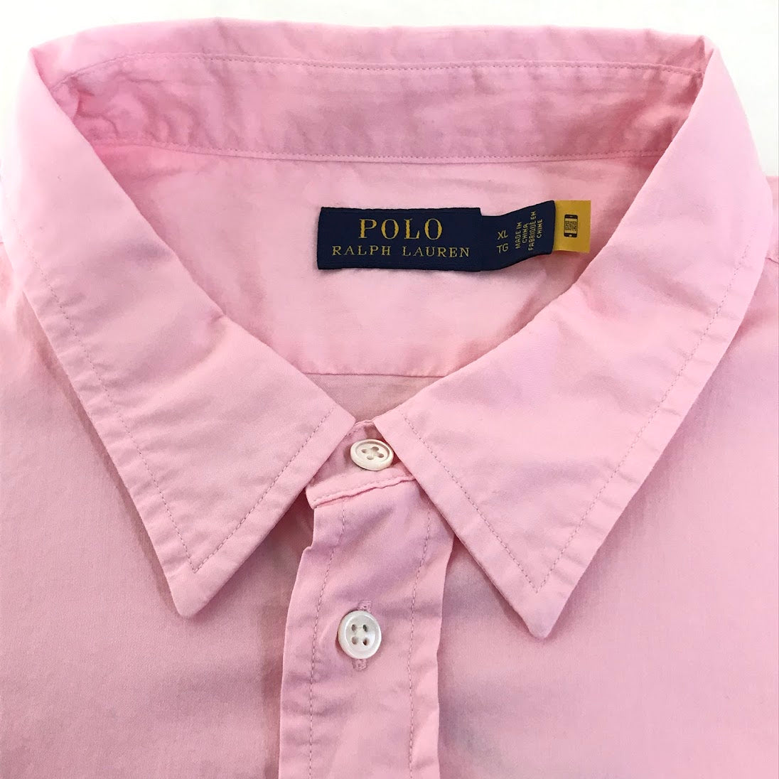 POLO RALPH LAUREN | ポロ・ラルフローレン バックプリント(ポニー) 長袖シャツ ピンク サイズ：XL【倉吉店】