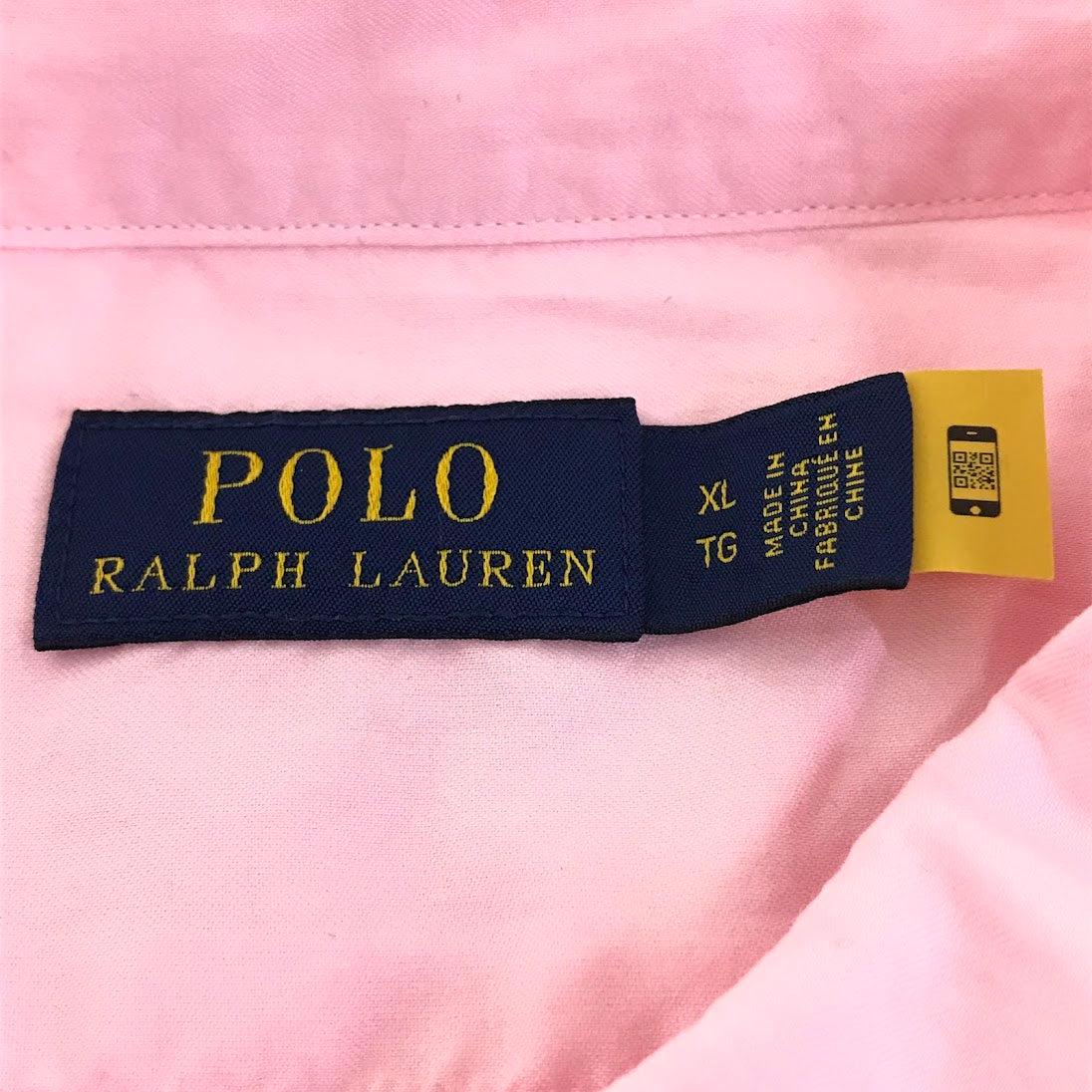 POLO RALPH LAUREN | ポロ・ラルフローレン バックプリント(ポニー) 長袖シャツ ピンク サイズ：XL【倉吉店】