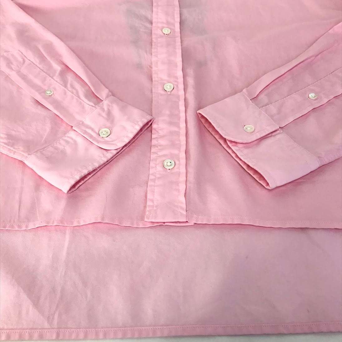 POLO RALPH LAUREN | ポロ・ラルフローレン バックプリント(ポニー) 長袖シャツ ピンク サイズ：XL【倉吉店】