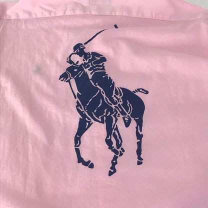 POLO RALPH LAUREN | ポロ・ラルフローレン バックプリント(ポニー) 長袖シャツ ピンク サイズ：XL【倉吉店】