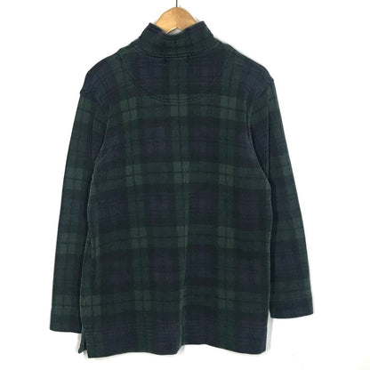 RALPH LAUREN | ラルフローレン 80s ハーフジップ 柄:チェック スウェット グリーン【倉吉店】