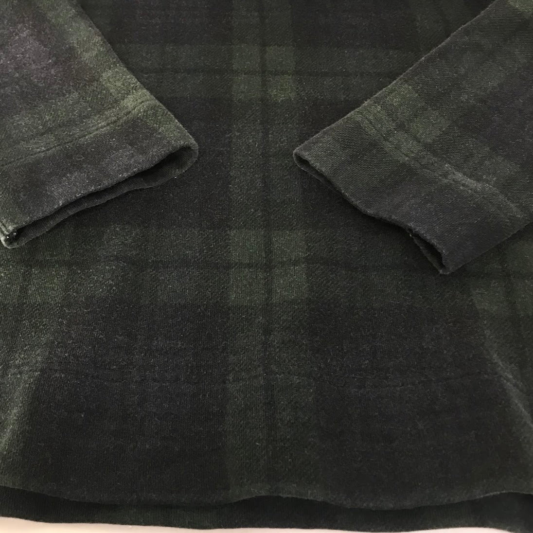 RALPH LAUREN | ラルフローレン 80s ハーフジップ 柄:チェック スウェット グリーン【倉吉店】