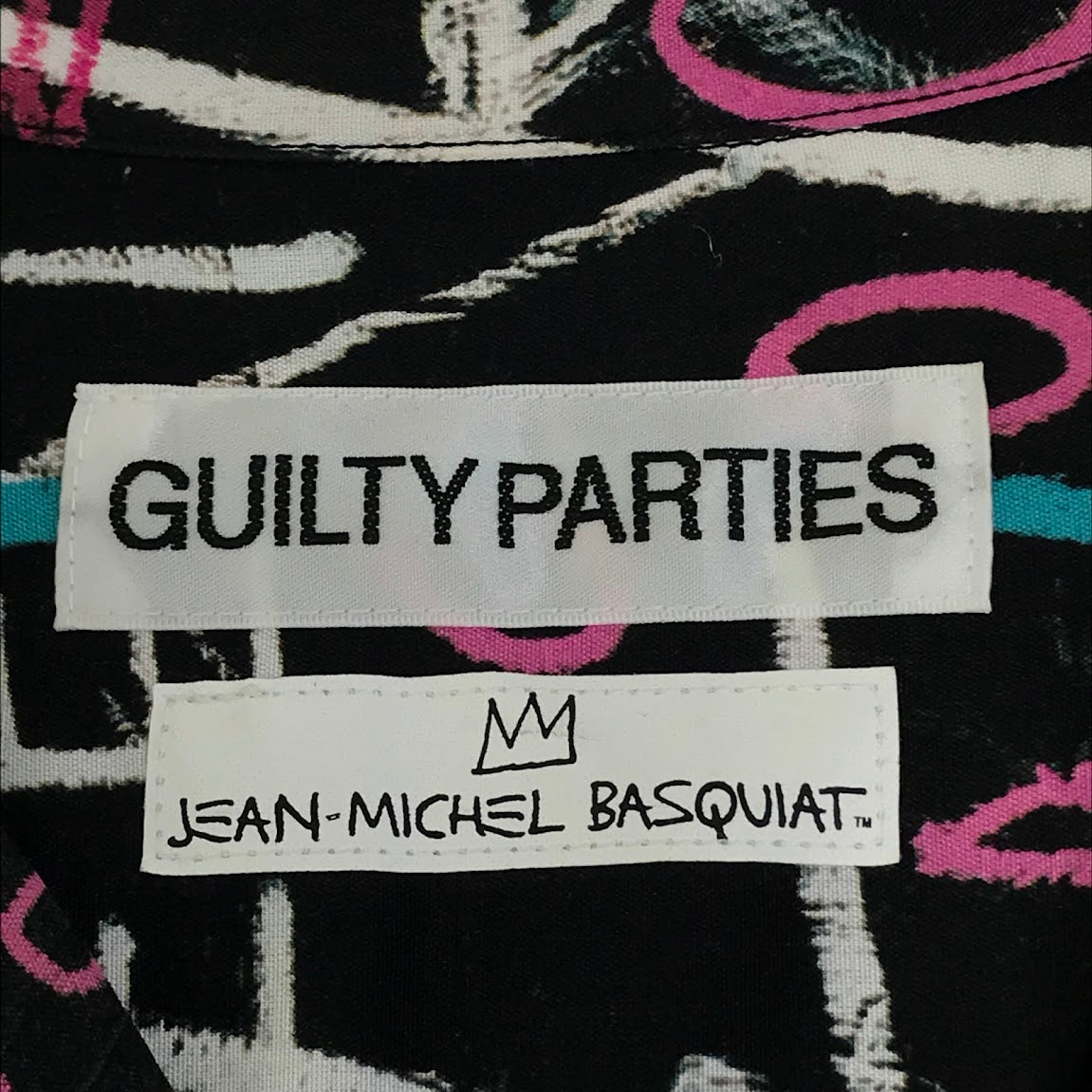 WACKOMARIA | ワコマリア ×JEAN-MICHEL BASQUIAT(ジャン＝ミシェル・バスキア ) S/S HAWAIIAN SHIRT (TYPE-5) シャツ半袖 総柄 半袖シャツ サイズ：L【倉吉店】