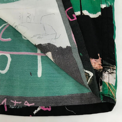 WACKOMARIA | ワコマリア ×JEAN-MICHEL BASQUIAT(ジャン＝ミシェル・バスキア ) S/S HAWAIIAN SHIRT (TYPE-5) シャツ半袖 総柄 半袖シャツ サイズ：L【倉吉店】