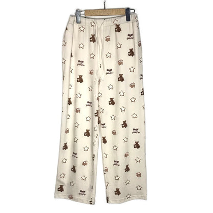 gelato pique | ジェラートピケ Steiff 総柄ロングパンツ パンツ PWCP255273 クリーム【倉吉店】