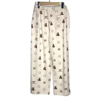 gelato pique | ジェラートピケ Steiff 総柄ロングパンツ パンツ PWCP255273 クリーム【倉吉店】