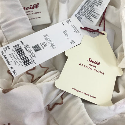 gelato pique | ジェラートピケ Steiff 総柄ロングパンツ パンツ PWCP255273 クリーム【倉吉店】