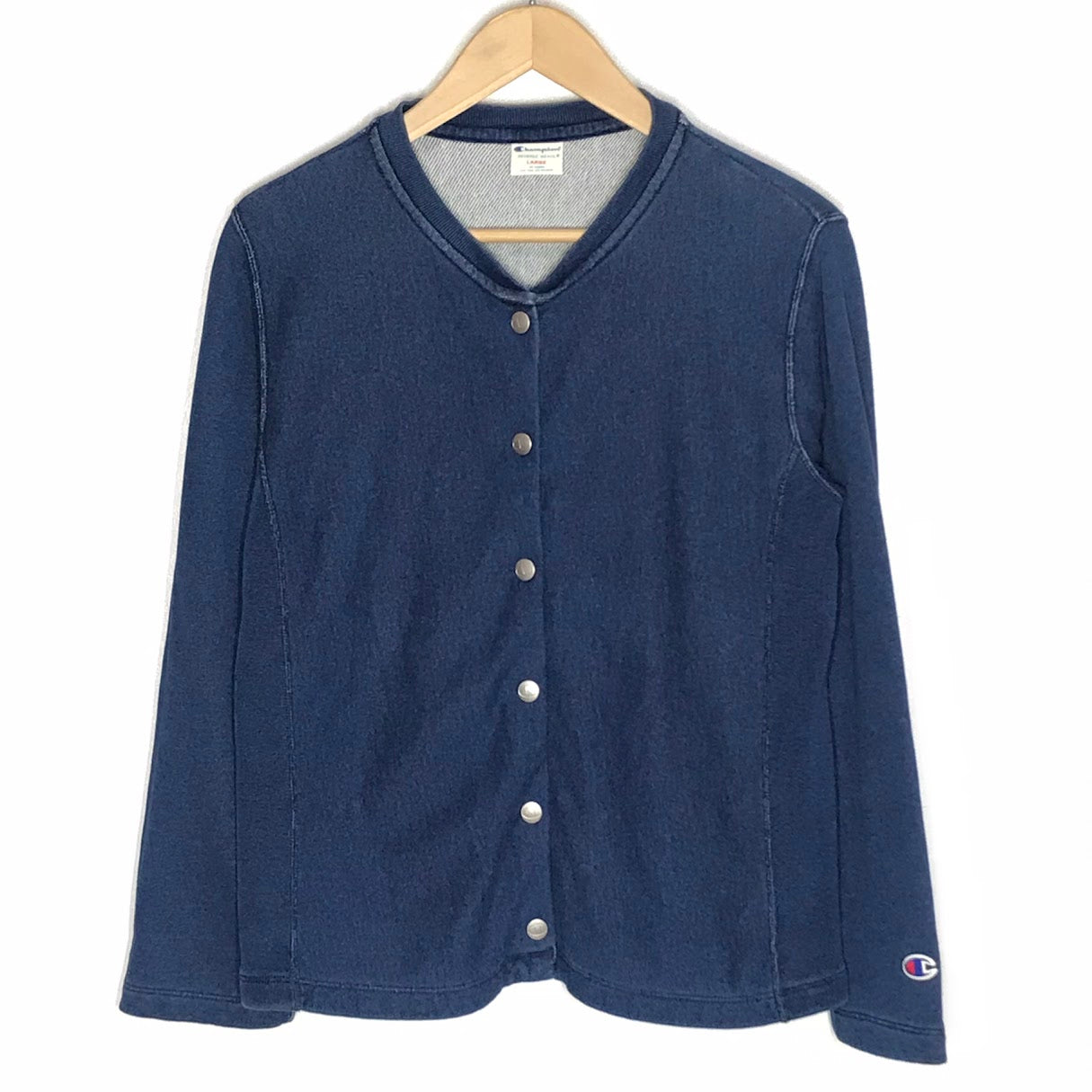 Champion | チャンピオン REVERSE WEAVE スナップジャケット ブルゾン CW-N006 インディゴ サイズ：L【倉吉店】