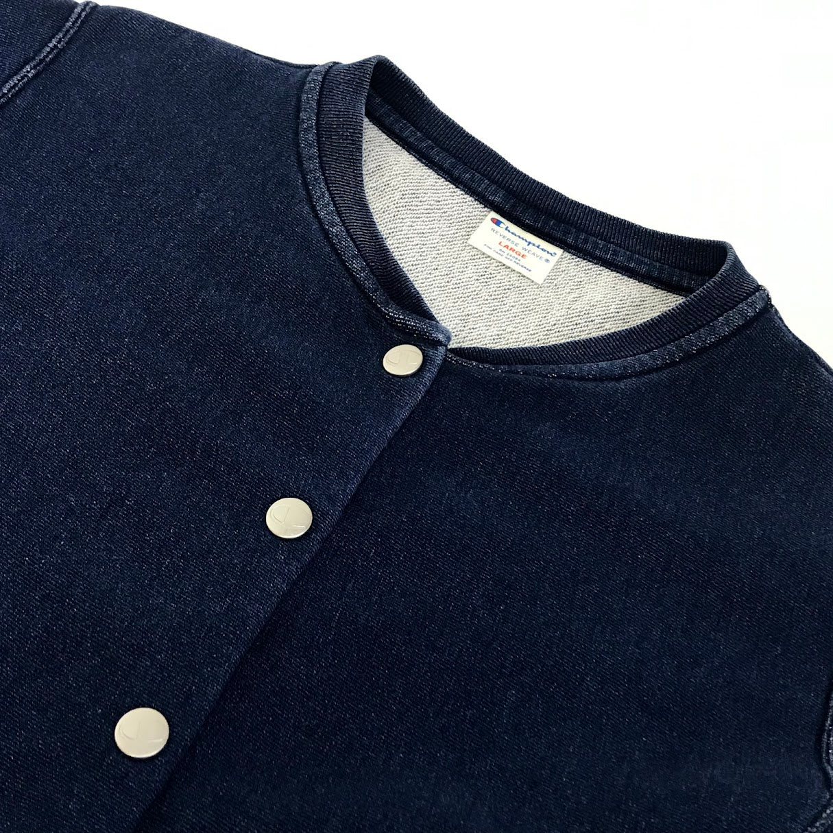 Champion | チャンピオン REVERSE WEAVE スナップジャケット ブルゾン CW-N006 インディゴ サイズ：L【倉吉店】