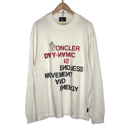 MONCLER | モンクレール 22AW GRENOBLE グルノーブル 長袖Ｔシャツ H20978D00002 83927 ホワイト サイズ：L【倉吉店】