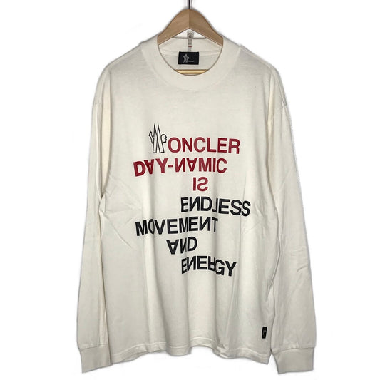 MONCLER | モンクレール 22AW GRENOBLE グルノーブル 長袖Ｔシャツ H20978D00002 83927 ホワイト サイズ：L【倉吉店】