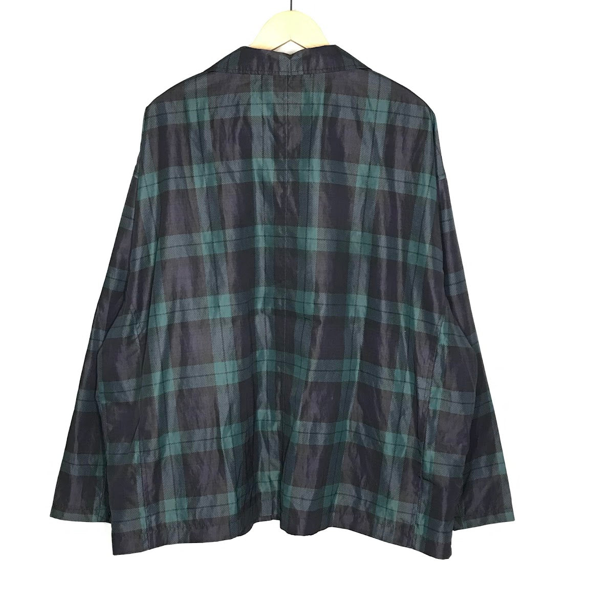 MFC STORE | エムエフシーストアー WASHER NYLON WIDE TAILORED JACKET チェック柄 テーラードジャケット グリーン サイズ：M【倉吉店】