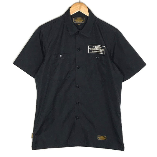 NEIGHBORHOOD | ネイバーフッド CLASSIC WORK / EC-SHIRT.SS 半袖シャツ 171TSNH-SHM02 ブラック サイズ：M【倉吉店】