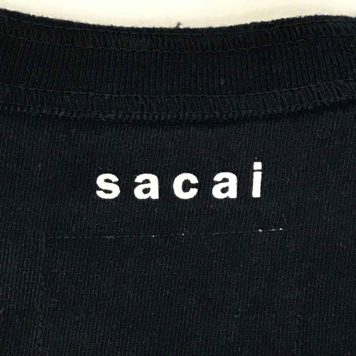 Sacai | サカイ SIDE ZIP COTTON T-SHIRT 半袖Ｔシャツ SCM-037 ダークネイビー サイズ：37【倉吉店】
