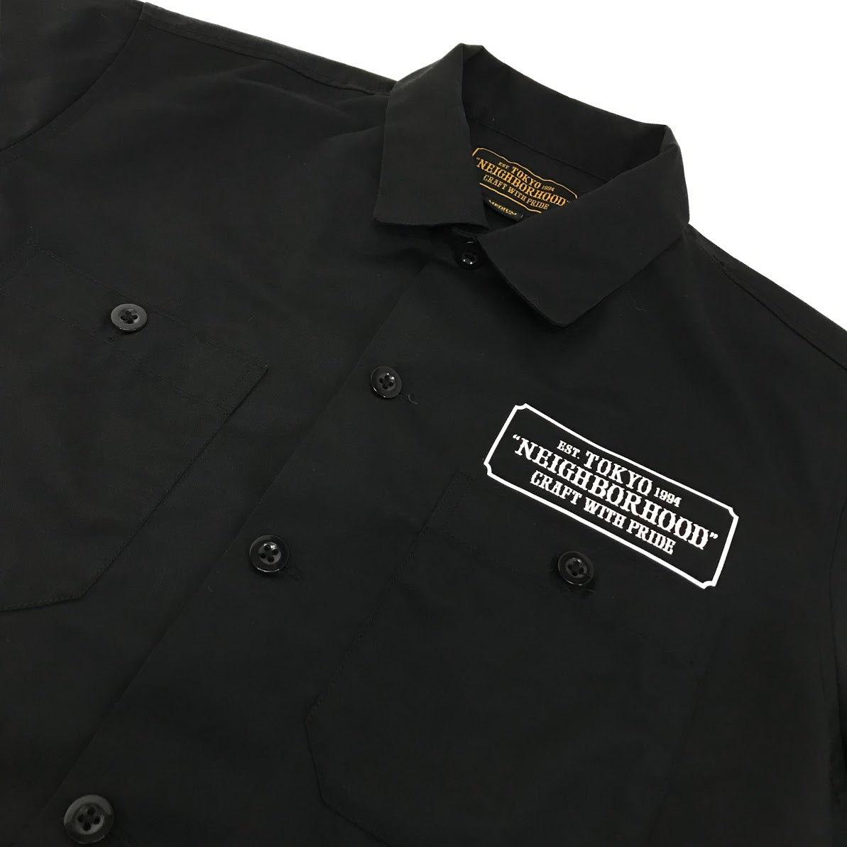 NEIGHBORHOOD | ネイバーフッド CLASSIC WORK / EC-SHIRT.SS 半袖シャツ 171TSNH-SHM02 ブラック サイズ：M【倉吉店】