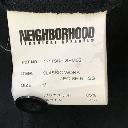 NEIGHBORHOOD | ネイバーフッド CLASSIC WORK / EC-SHIRT.SS 半袖シャツ 171TSNH-SHM02 ブラック サイズ：M【倉吉店】