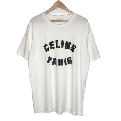 CELINE | セリーヌ 24SS PARIS ルーズ Tee 半袖Ｔシャツ 2X84N671Q ホワイト サイズ：M【倉吉店】