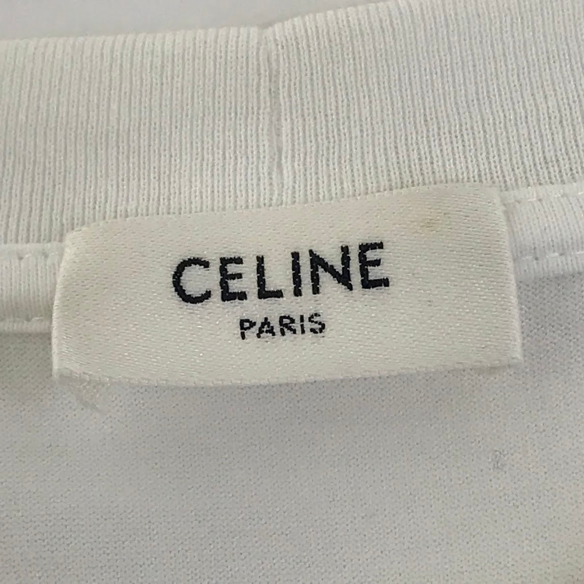 CELINE | セリーヌ 24SS PARIS ルーズ Tee 半袖Ｔシャツ 2X84N671Q ホワイト サイズ：M【倉吉店】
