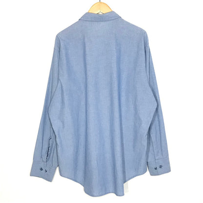MILITARY衣料 | ミリタリーイリョウ UTILITY SHIRT 長袖シャツ 8405-01-074-4911 ブルー サイズ：XL【倉吉店】