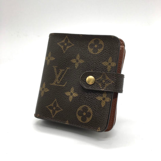 LOUIS VUITTON | ルイ・ヴィトン モノグラム コンパクト・ジップ 二つ折り財布 M61667【倉吉店】