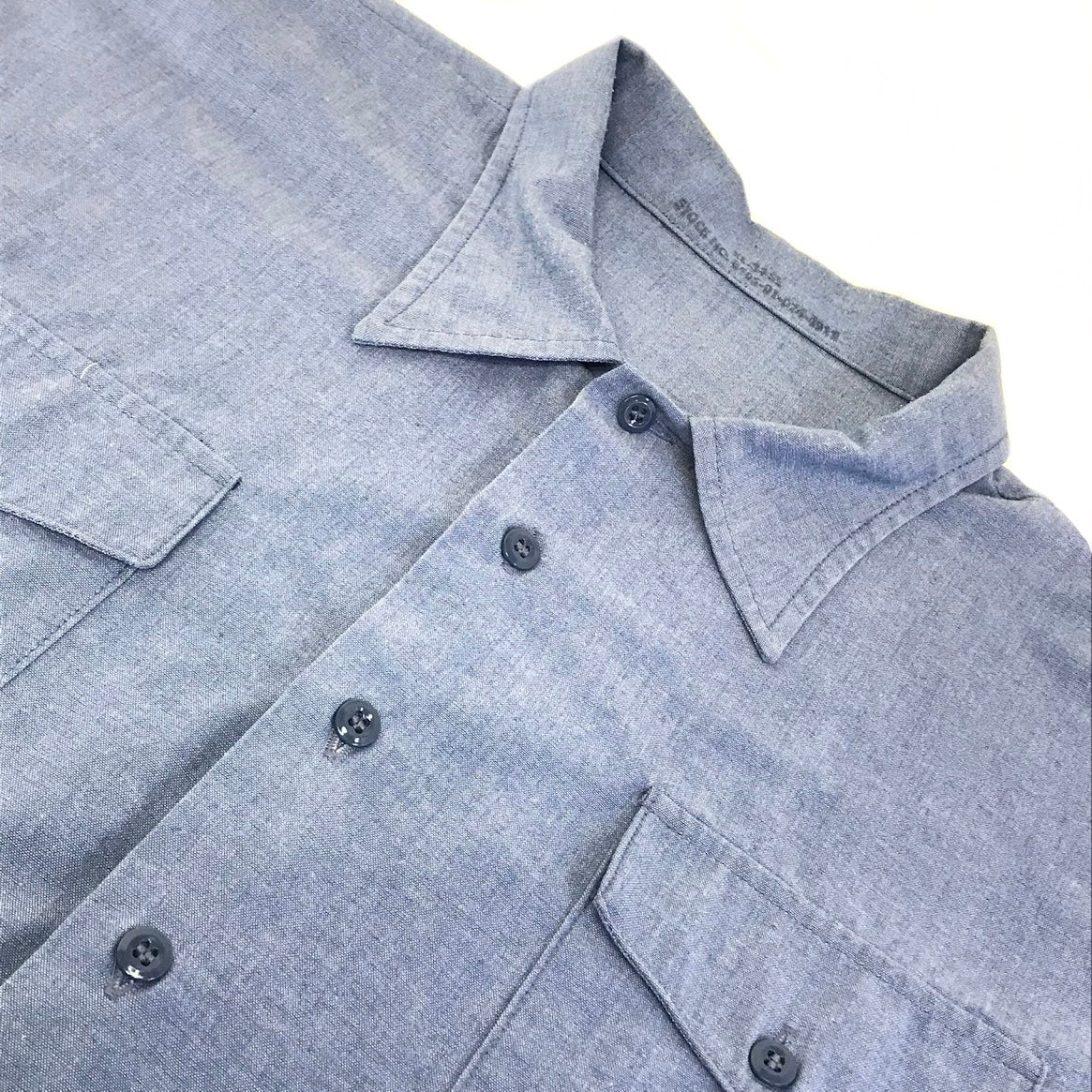 MILITARY衣料 | ミリタリーイリョウ UTILITY SHIRT 長袖シャツ 8405-01-074-4911 ブルー サイズ：XL【倉吉店】