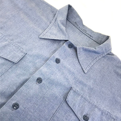 MILITARY衣料 | ミリタリーイリョウ UTILITY SHIRT 長袖シャツ 8405-01-074-4911 ブルー サイズ：XL【倉吉店】