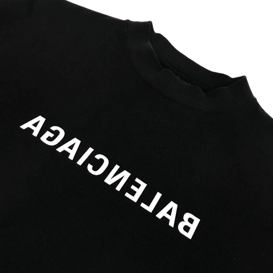 BALENCIAGA | バレンシアガ MIRROR LOGO T-SHIRT 半袖Ｔシャツ 764235 TNVR2 ブラック サイズ：S【倉吉店】