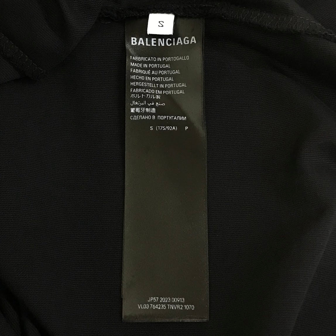 BALENCIAGA | バレンシアガ MIRROR LOGO T-SHIRT 半袖Ｔシャツ 764235 TNVR2 ブラック サイズ：S【倉吉店】