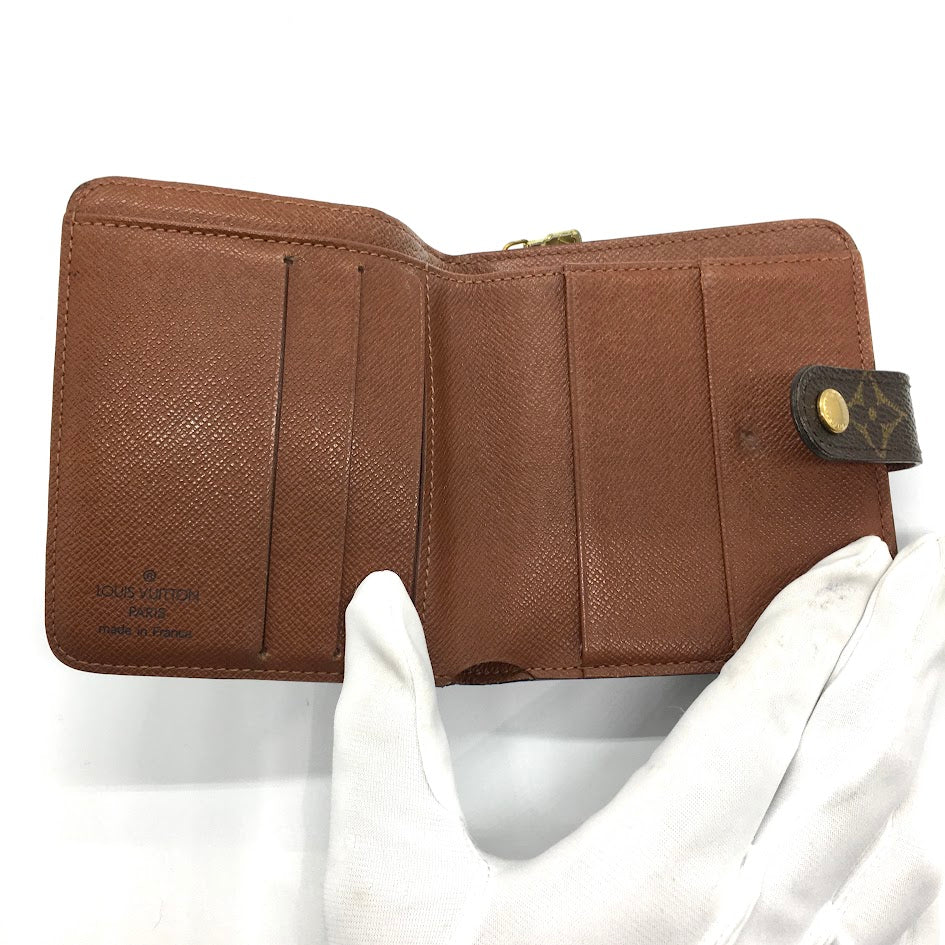 LOUIS VUITTON | ルイ・ヴィトン モノグラム コンパクト・ジップ 二つ折り財布 M61667【倉吉店】