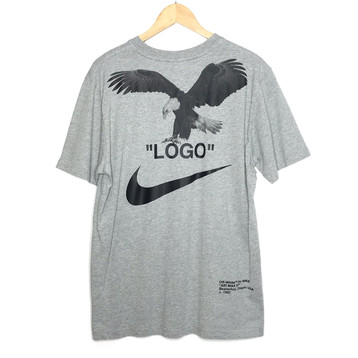 NIKE | ナイキ ×OFF WHITE(オフホワイト) NRG A6 TEE 半袖Ｔシャツ BQ0827-063 グレー サイズ：M【倉吉店】