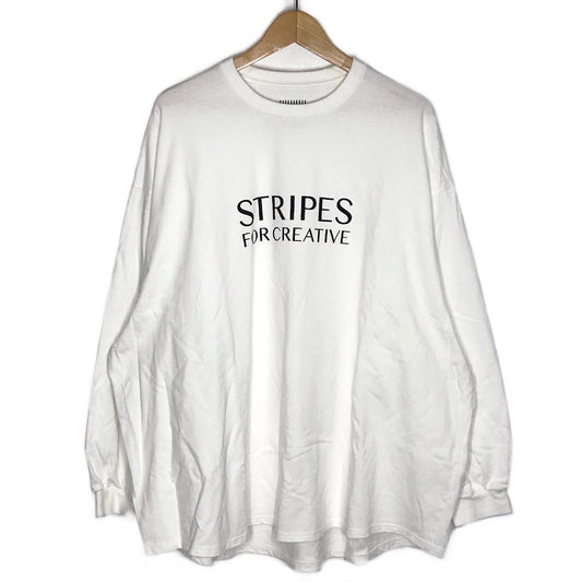 S.FC｜エスエフシー SUPER BIG ROUND LS TEE 長袖Ｔシャツ ホワイト サイズ：XL【倉吉店】
