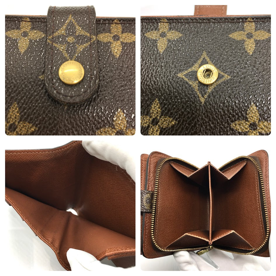 LOUIS VUITTON | ルイ・ヴィトン モノグラム コンパクト・ジップ 二つ折り財布 M61667【倉吉店】