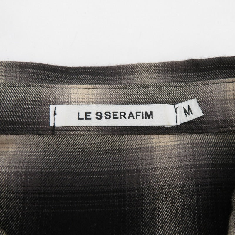le sserafim 長袖シャツ ブラック サイズ：M【瀬戸大橋店】