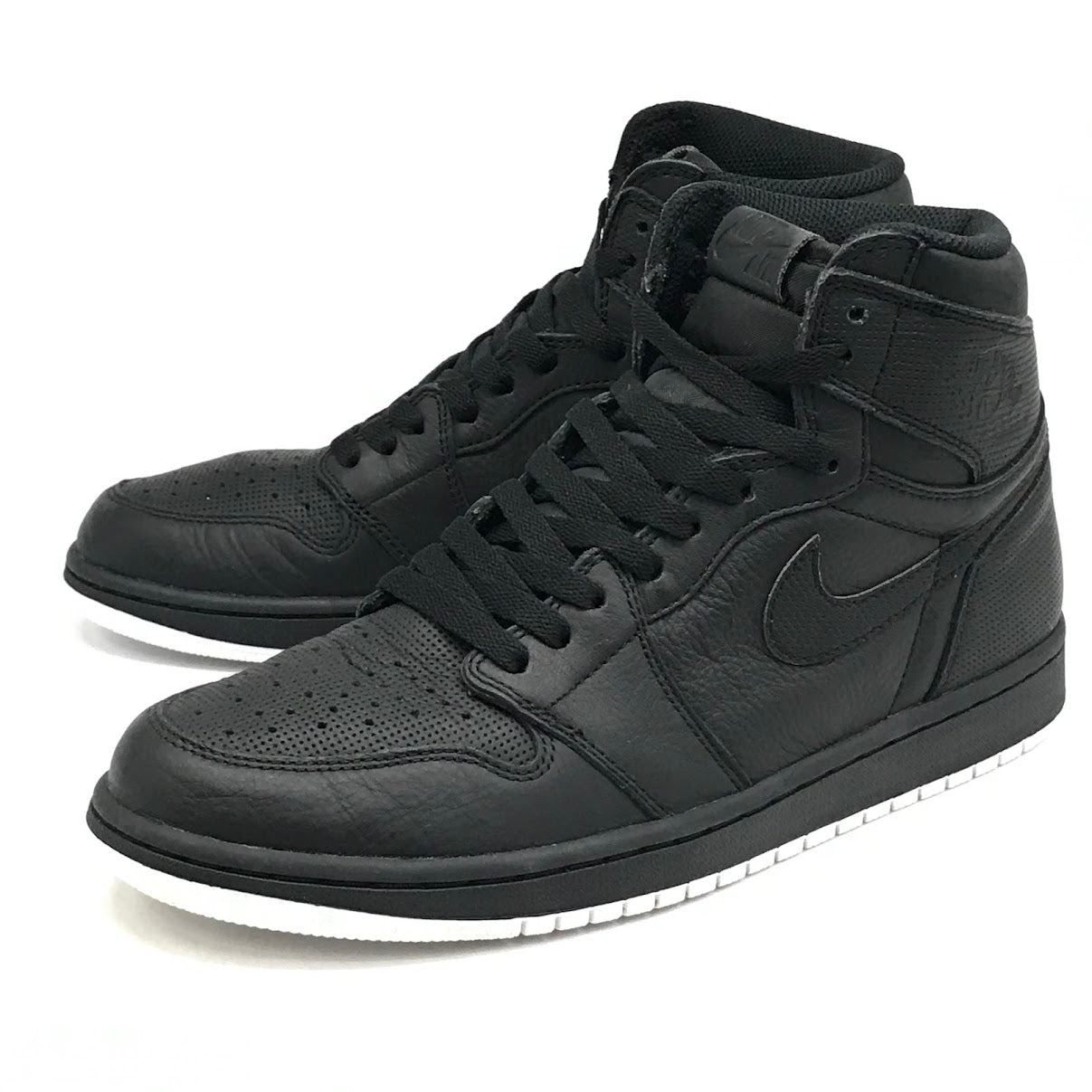 NIKE | ナイキ AIR JORDAN 1 RETRO HIGH OG 'BLACK PERFORATED' スニーカー 555088-002 ブラック 27.5cm【倉吉店】