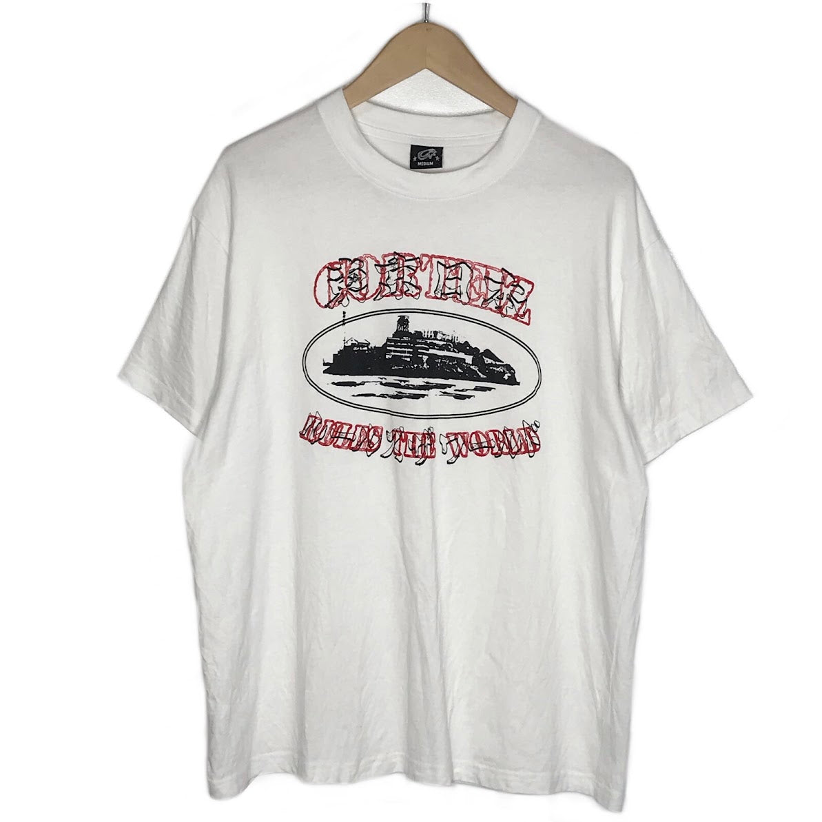 CORTEIZ｜コーテイズ 東京日本限定 OG ALCATRAZ TEE 半袖Ｔシャツ ホワイト サイズ：M【倉吉店】