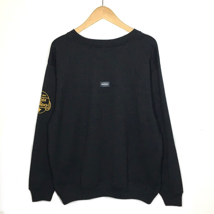 DESCENDANT | ディセンダント TEAM CREW NECK SWEATSHIRT スウェット 212ATDS-CSM07S ブラック サイズ：1【倉吉店】