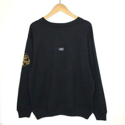 DESCENDANT | ディセンダント TEAM CREW NECK SWEATSHIRT スウェット 212ATDS-CSM07S ブラック サイズ：1【倉吉店】