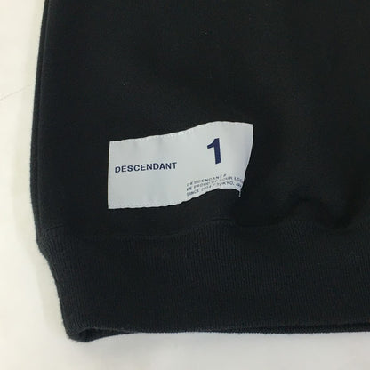 DESCENDANT | ディセンダント TEAM CREW NECK SWEATSHIRT スウェット 212ATDS-CSM07S ブラック サイズ：1【倉吉店】