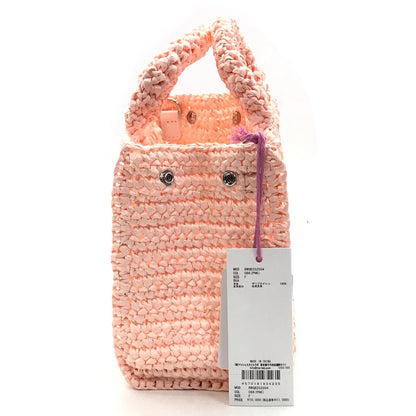 furfur | ファーファー ラフィアロゴトートバッグ 2wayバッグ トートバッグ RWGB252504 ピンク【倉吉店】