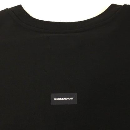 DESCENDANT | ディセンダント TEAM CREW NECK SWEATSHIRT スウェット 212ATDS-CSM07S ブラック サイズ：1【倉吉店】