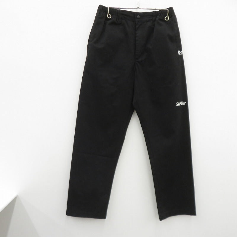 SAPEur | サプール SKATE PANTS パンツ ブラック サイズ：L【瀬戸大橋店】