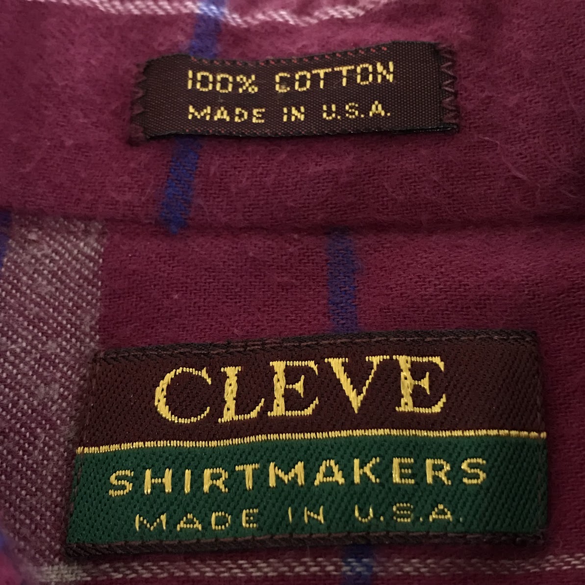 CLEVE｜クリーブ チェック柄 ネルシャツ 長袖シャツ サイズ：M【倉吉店】