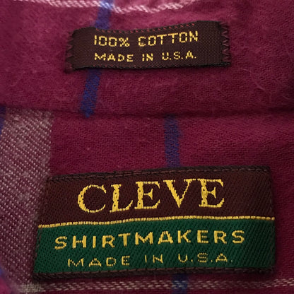 CLEVE｜クリーブ チェック柄 ネルシャツ 長袖シャツ サイズ：M【倉吉店】